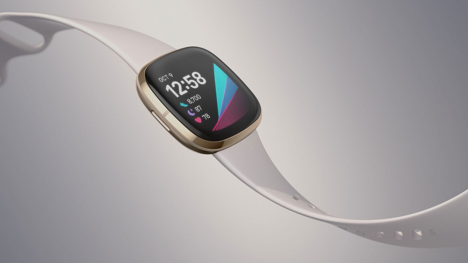 fitbit Sense Soft Gold Stainless Steel
